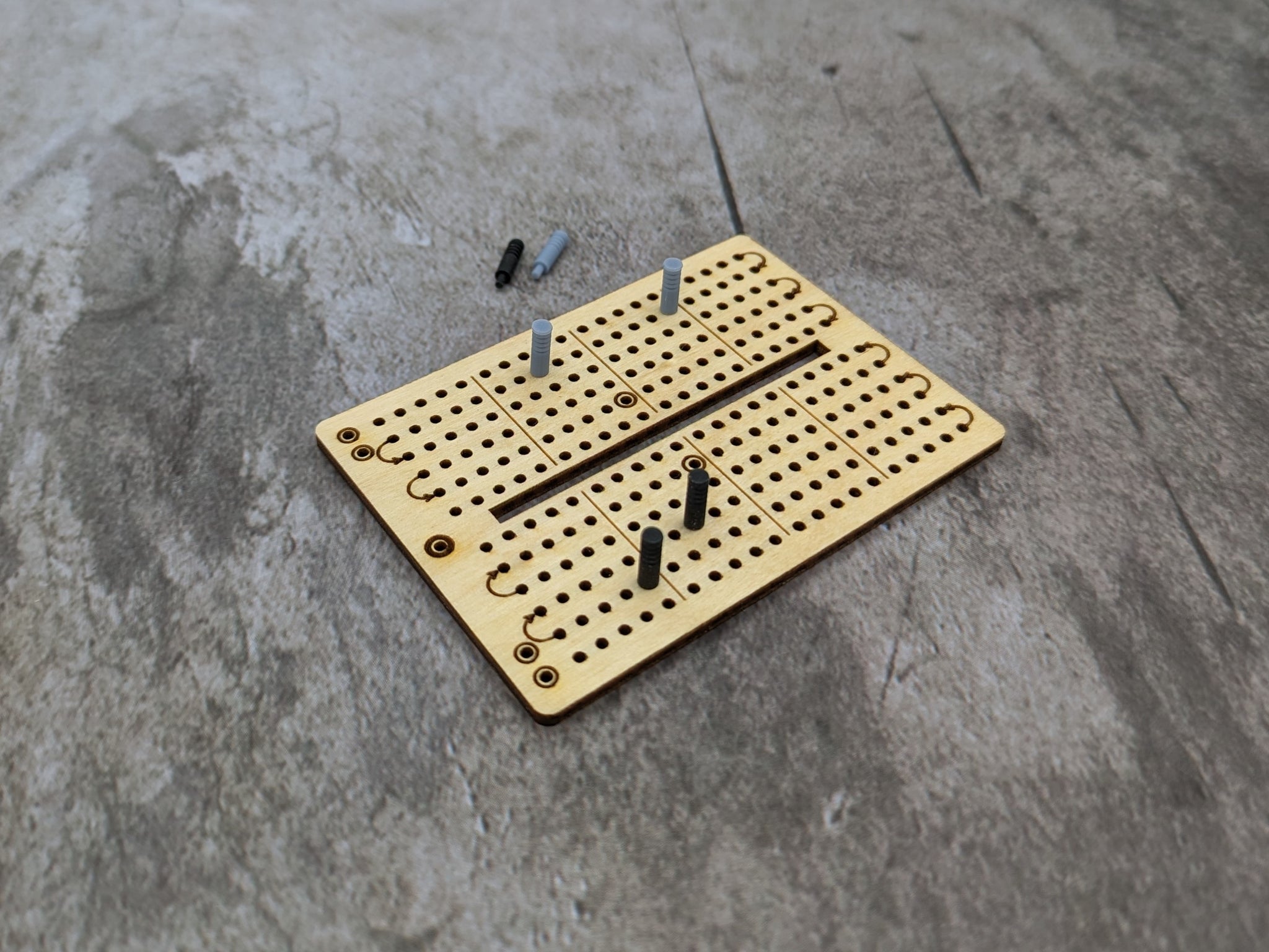 Micro Backpacking Cribbage
