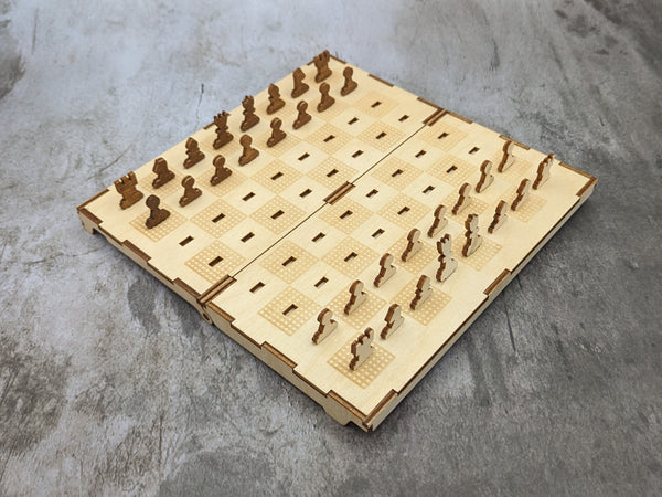 Travel Chess - 3-in-1 game board