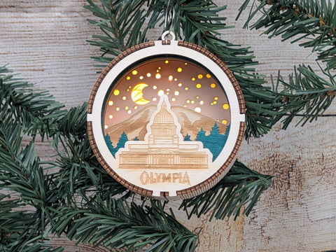 Ornament - Backlit 3D Olympia