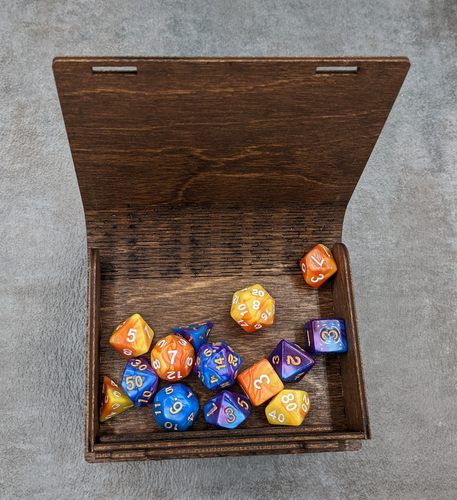 Dice Box - Solid Wood with Living Hinge – MIY Olympia