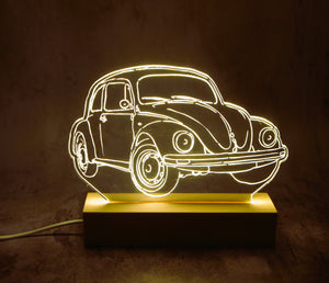 VW Beetle - Edgelit Light, Nightlight