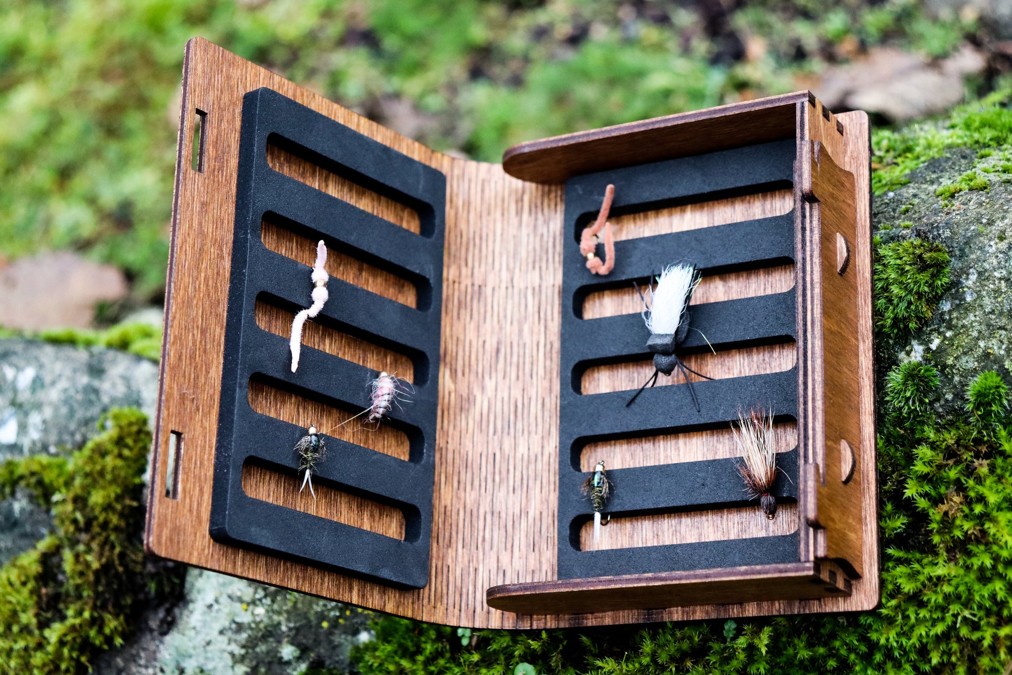 bamboo fly fishing box Bob's Box: Elegant and Functional Fly Storage Bamboo Fly Boxes from Tenkara