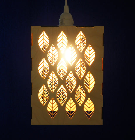 Hanging Lamp - Deco Leaf design